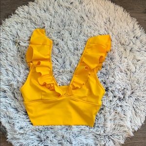 Ruffled Crop Top